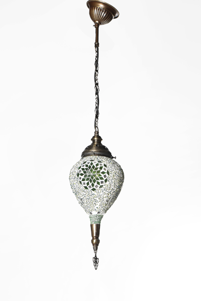 Bullet Glass Antique Mosaic Hanging Lamp